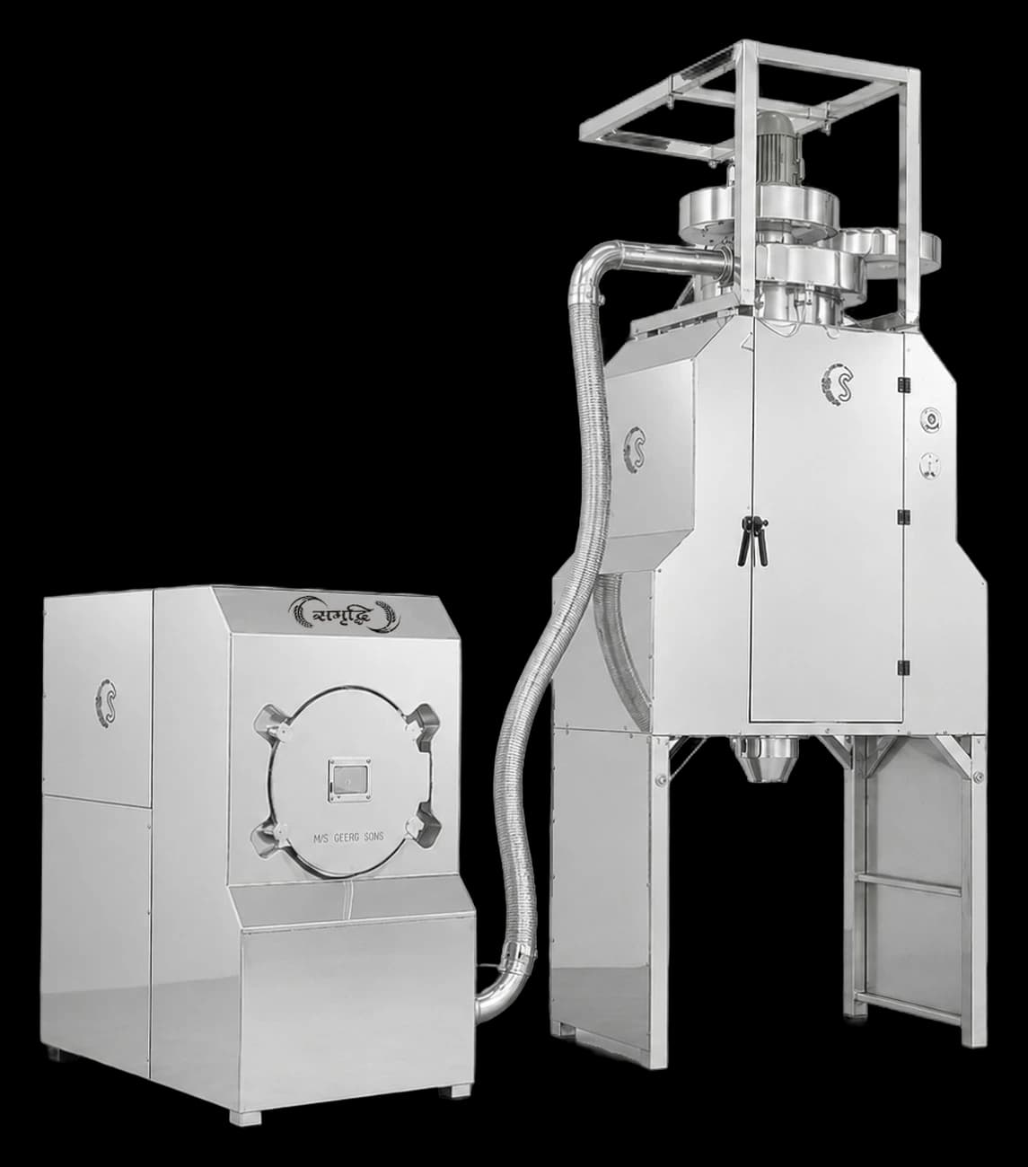 15HP SS Atta Chakki Plant (Double Chamber)