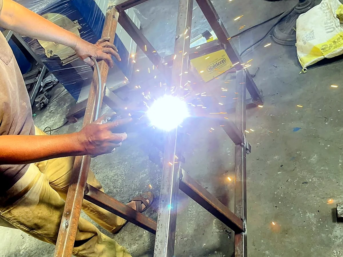 Fabrication — strong MIG welded joints