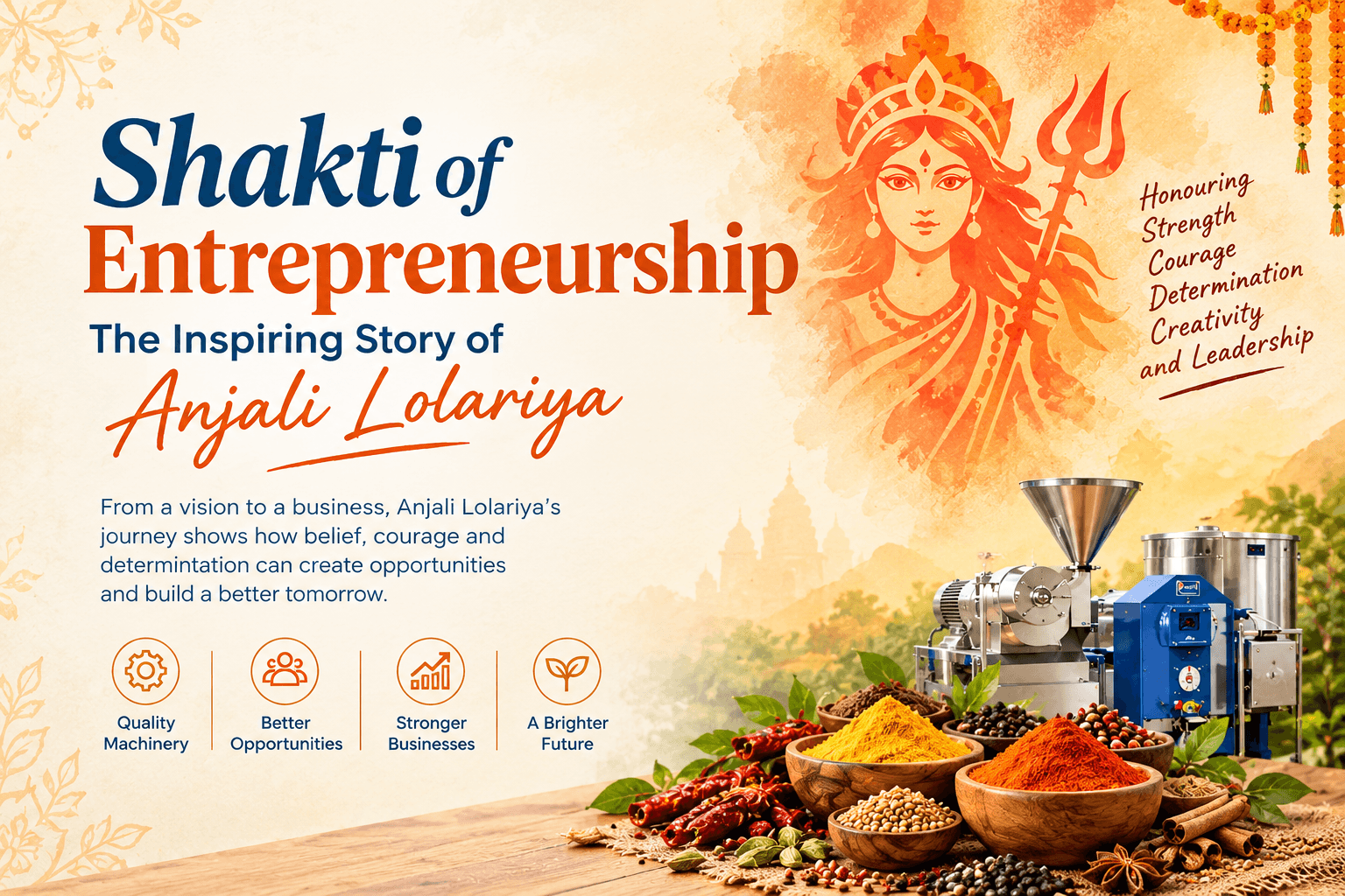 Shakti of Entrepreneurship: The Inspiring Story of Anjali Lolariya